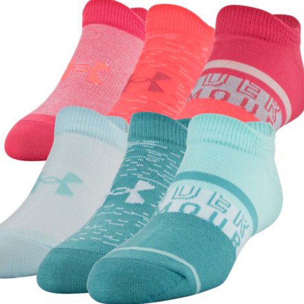 UNDER ARMOUR  ESSENTIALS - NO SHOW 6 PAIR OF SOCKS